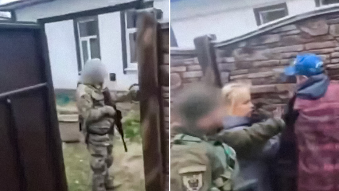 Soldados ucranianos realizan una “filtración” de civiles denunciados por vecinos en Jersón