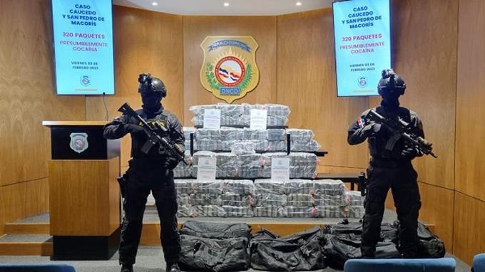 Autoridades decomisan 320 paquetes de cocaína en Puerto Caucedo