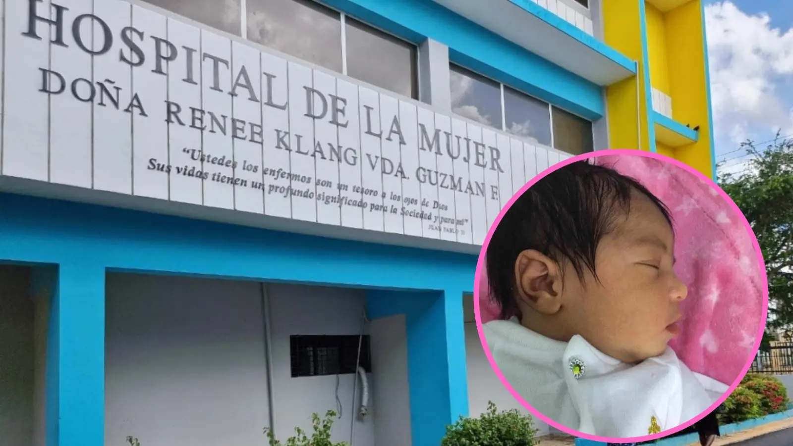 Recuperan niña sustraída en Maternidad Reneé Klang de Guzmán