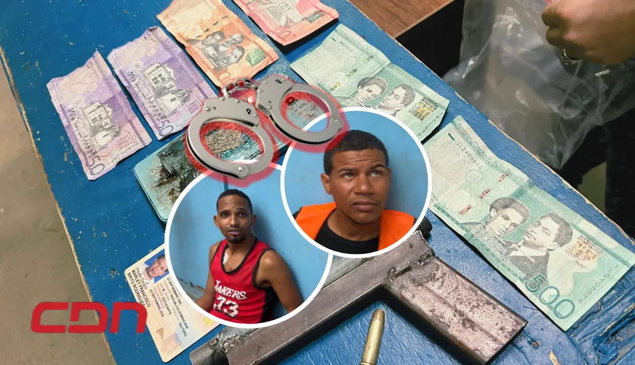 Apresan presuntos delincuentes que asaltaron banca de lotería en Santiago