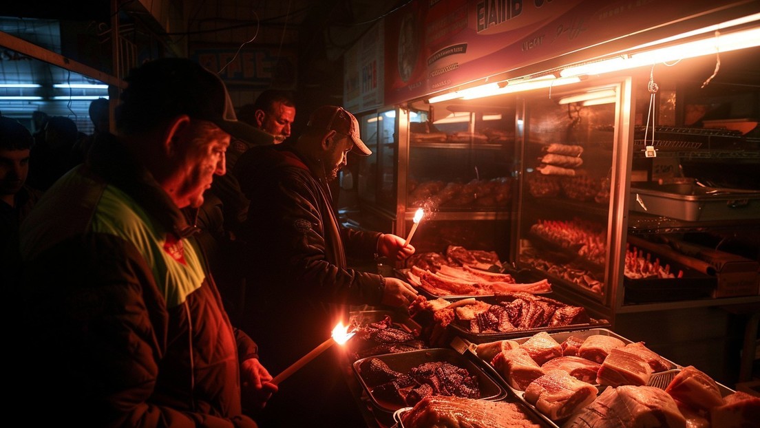 Carnicero argentino pide a sus clientes que acudan con linternas por la alta factura de luz