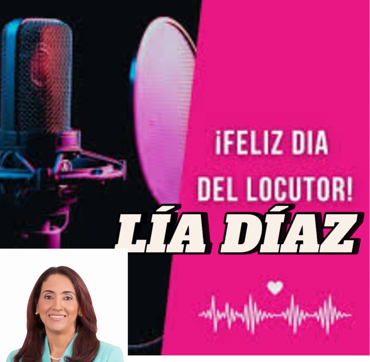 Senadora Lía Díaz felicita a los locutores en su día y resalta la labor de los azuanos