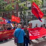 Celebran la marcha del Regimiento Inmortal en Madrid