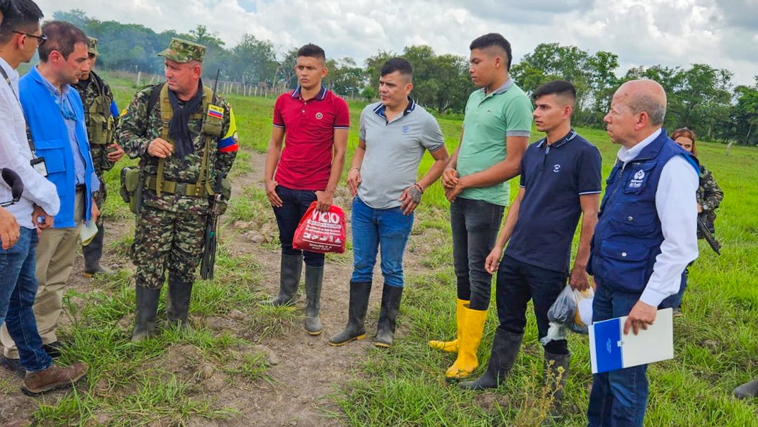 Liberan a cuatro personas secuestradas por disidencias de las FARC en Colombia