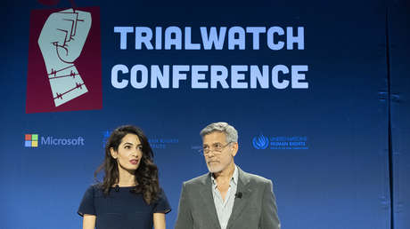 Fundación de George Clooney planea solicitar la detención de periodistas rusos
