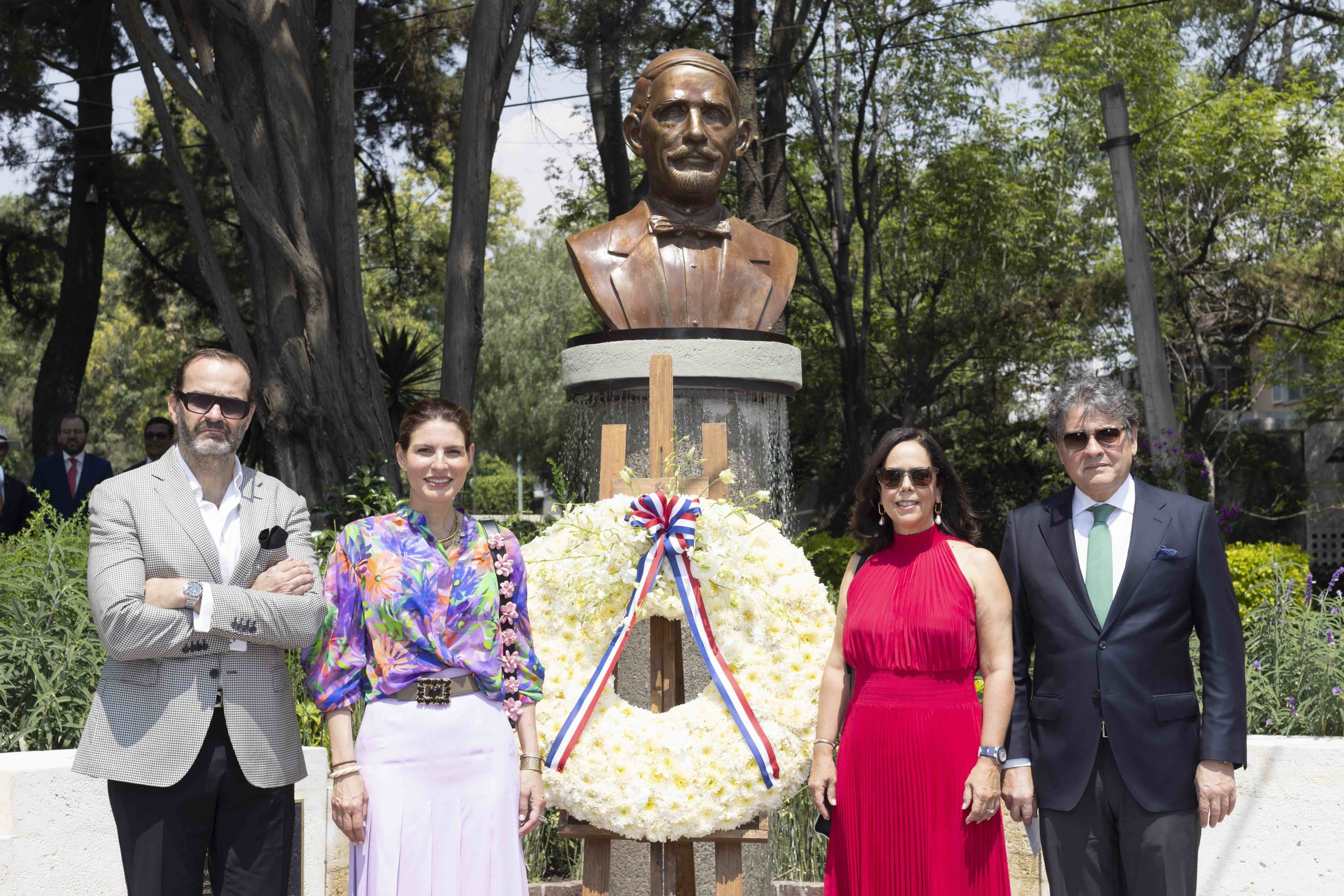 Embajada de la República Dominicana en México inaugura el Jardín República Dominicana y el Monumento a Juan Pablo Duarte y Díez