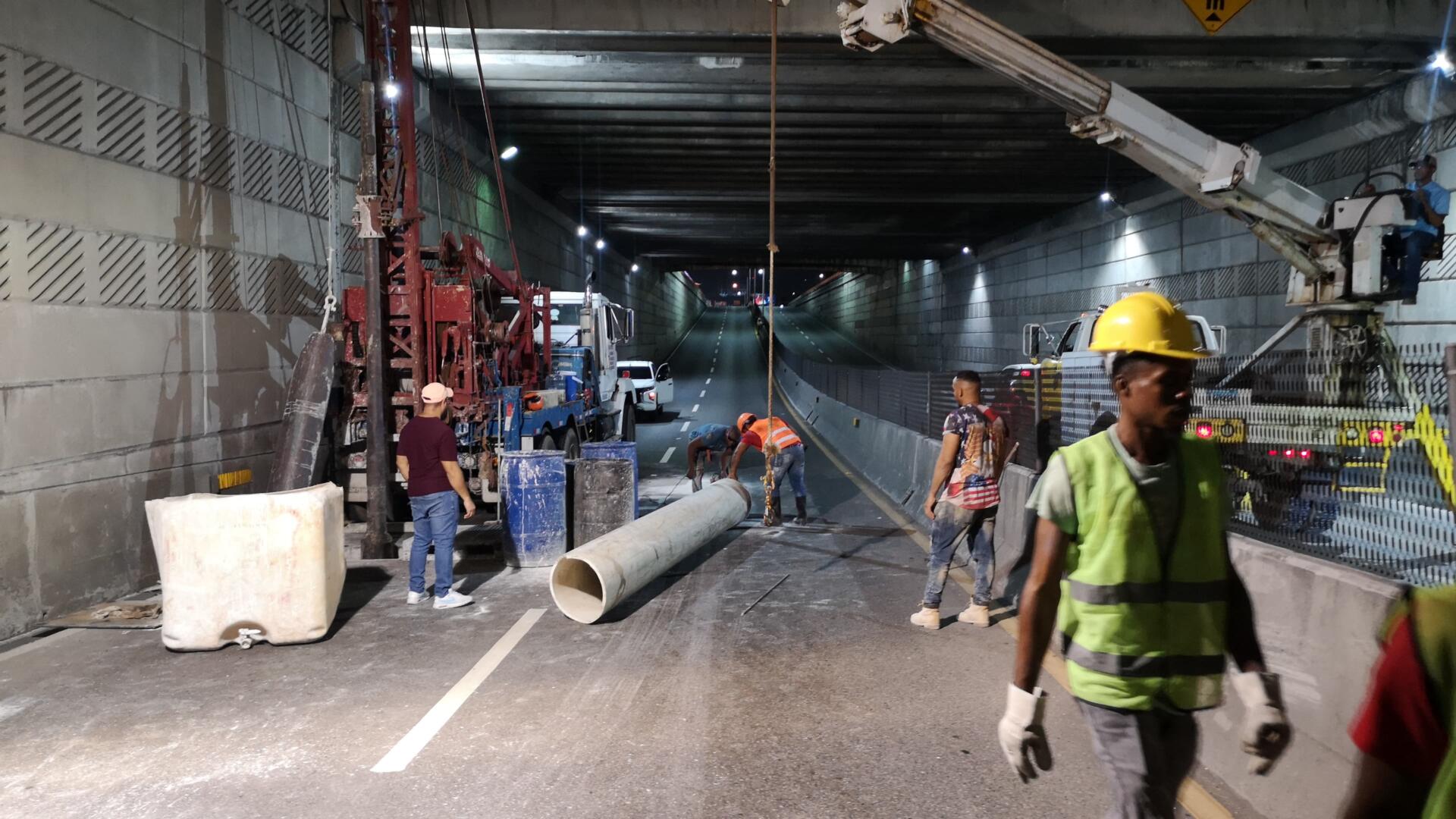 Obras Públicas informa que tiene brigadas en túneles de la 27 de Febrero