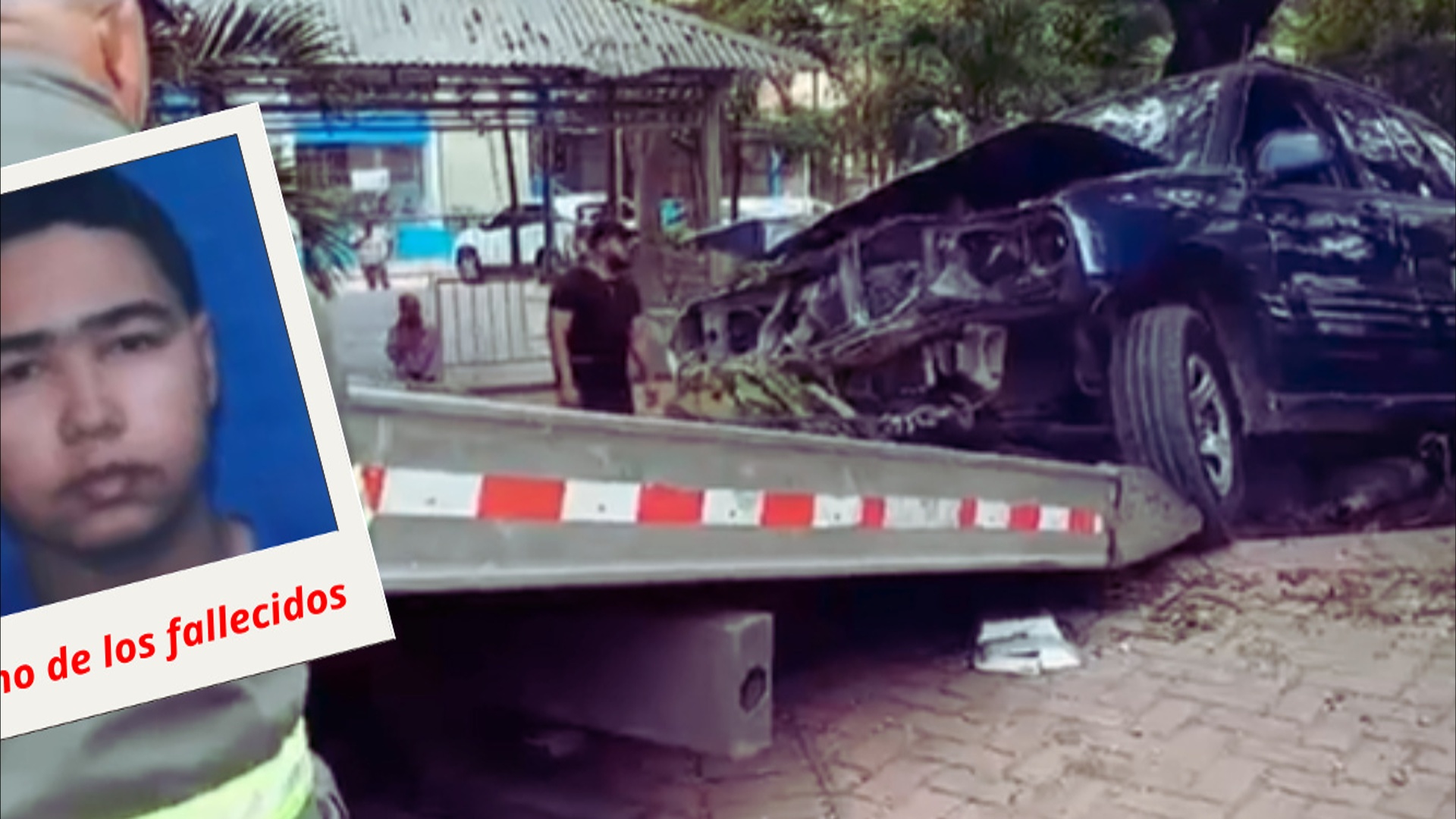 Dos personas muertas tras accidente de tránsito en avenida de Santiago