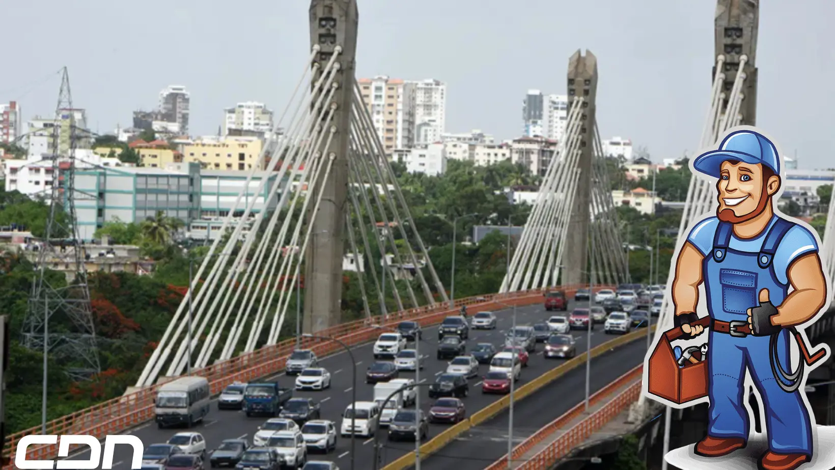 Inspeccionarán puente Juan Bosch para conocer condiciones de su funcionamiento