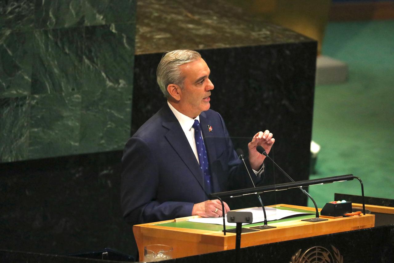 Presidente Abinader reclama acción urgente ante la crisis haitiana y llama a renovar el multilateralismo en la ONU