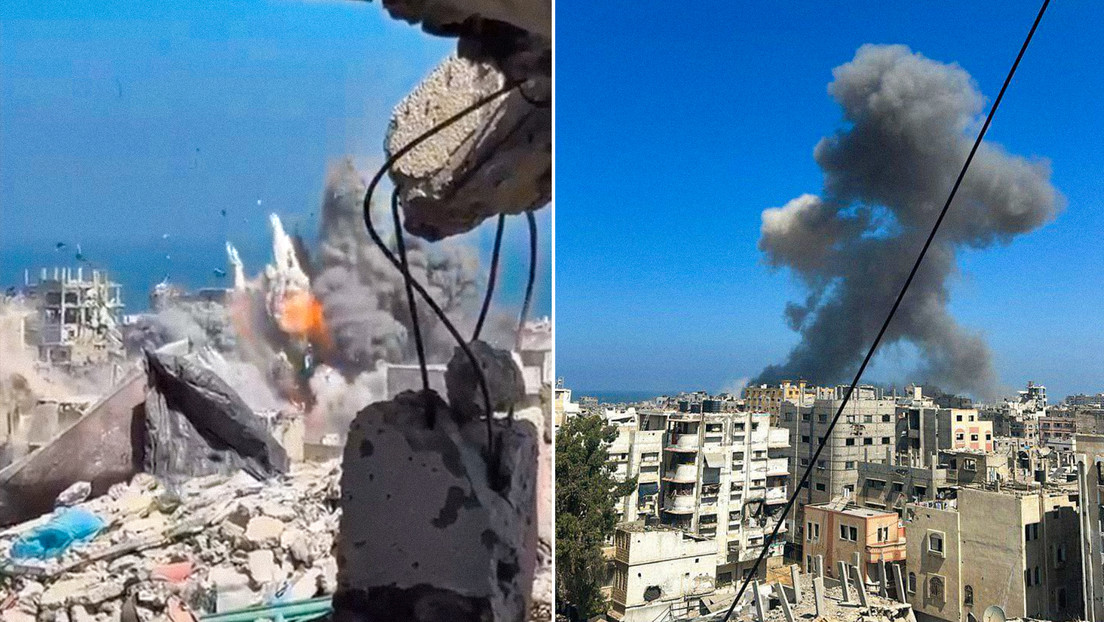  Israel reduce a escombros edificios residenciales en Gaza