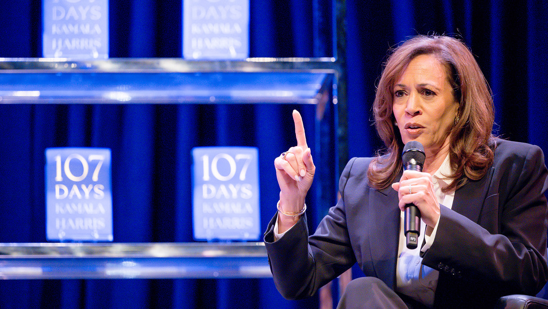 «Eres criminal de guerra»: Interrumpen a Kamala Harris en un acto público
