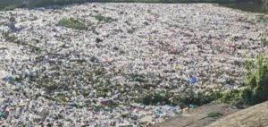 Denuncian gran cantidad de desechos plásticos en río Yaque del Norte en Santiago