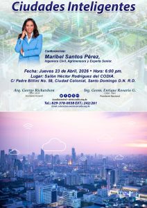 CODIA realizará jornada sobre «Ciudades Inteligentes» en Santo Domingo