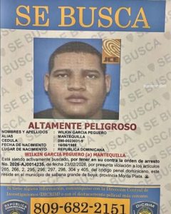 Policía Nacional activa búsqueda de “Mantequilla” por presunta tentativa de homicidio, asociación de malhechores y estafa