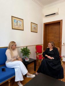 Diputada Ángela Pérez Díaz agradece acogida de la Embajada Dominicana ante la Santa Sede durante visita oficial a Roma
