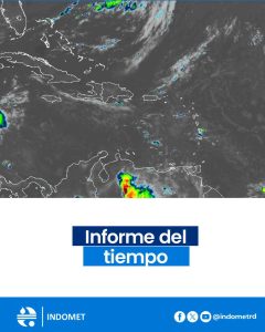INDOMET pronostica ambiente caluroso y aguaceros locales para varias provincias este miércoles