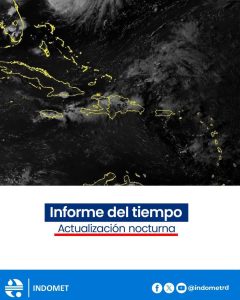 Vaguada y onda tropical provocan aguaceros en varias provincias del país
