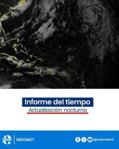 Indomet pronostica aguaceros pasajeros y tronadas en varias provincias del país