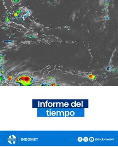 Indomet pronostica aguaceros, tormentas eléctricas y ráfagas de viento para varias provincias