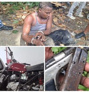 Policía frustra intento de asalto en Villa Mella; dos reconocidos delincuentes resultan heridos durante enfrentamiento con agentes preventivos